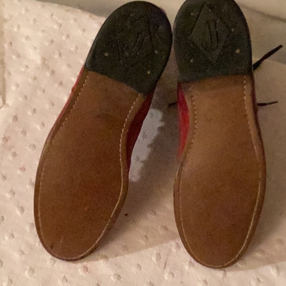 Justin red vintage from the 80’s lace up leather boots # 5.5 B/M. - Picture 9 of 10